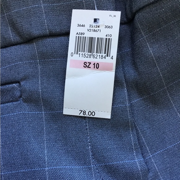 Van Heusen Straight Fit Super.Stretch Straight Leg Pants Size 10 - Picture 2 of 8